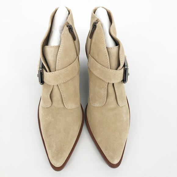 VINCE CAMUTO Women's Ashena Pointed Toe Ankle Boot 6.5 Taupe Suede NWOB - Picture 5 of 11